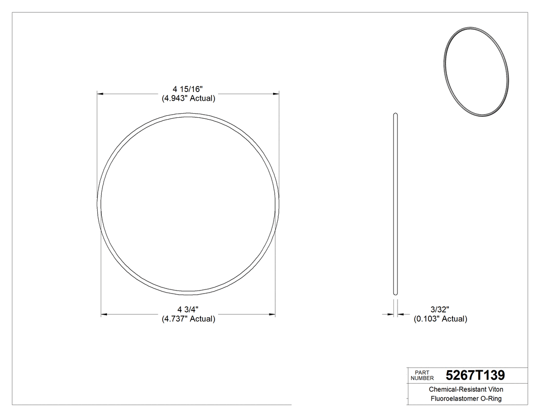 Technical drawing - 5267T139